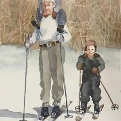 Too Small to Ski - two available 8"x10" prints for $100